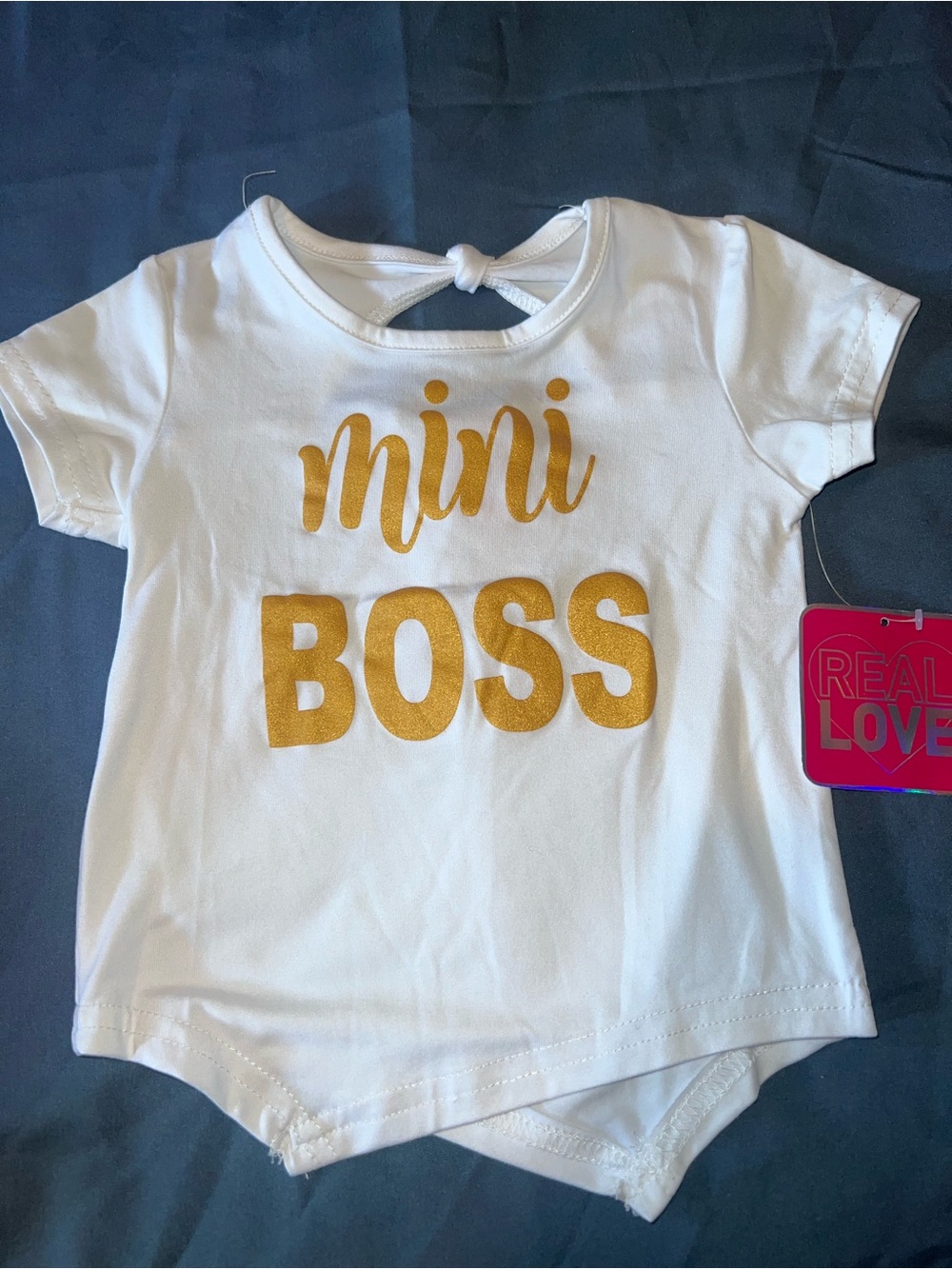 Mini boss baby tee